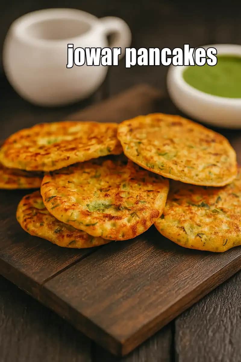 Mini Jowar Pancakes Recipe (Healthy Jowar Pancake)