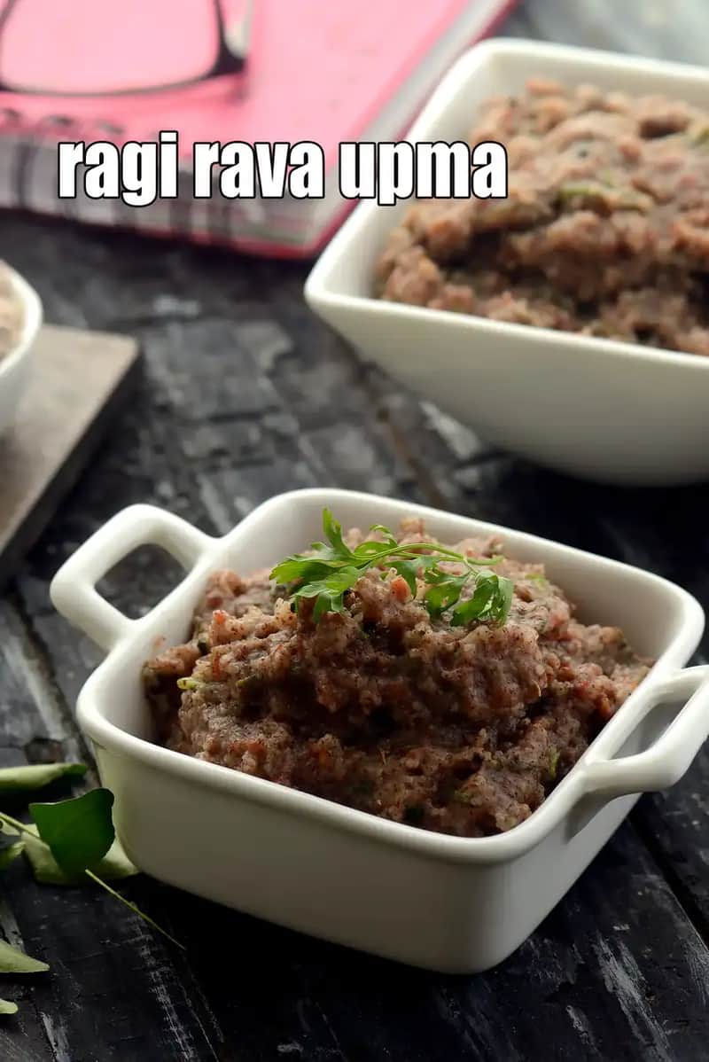 Ragi Rava Upma Recipe (Healthy Iron Rich Nachni Upma)