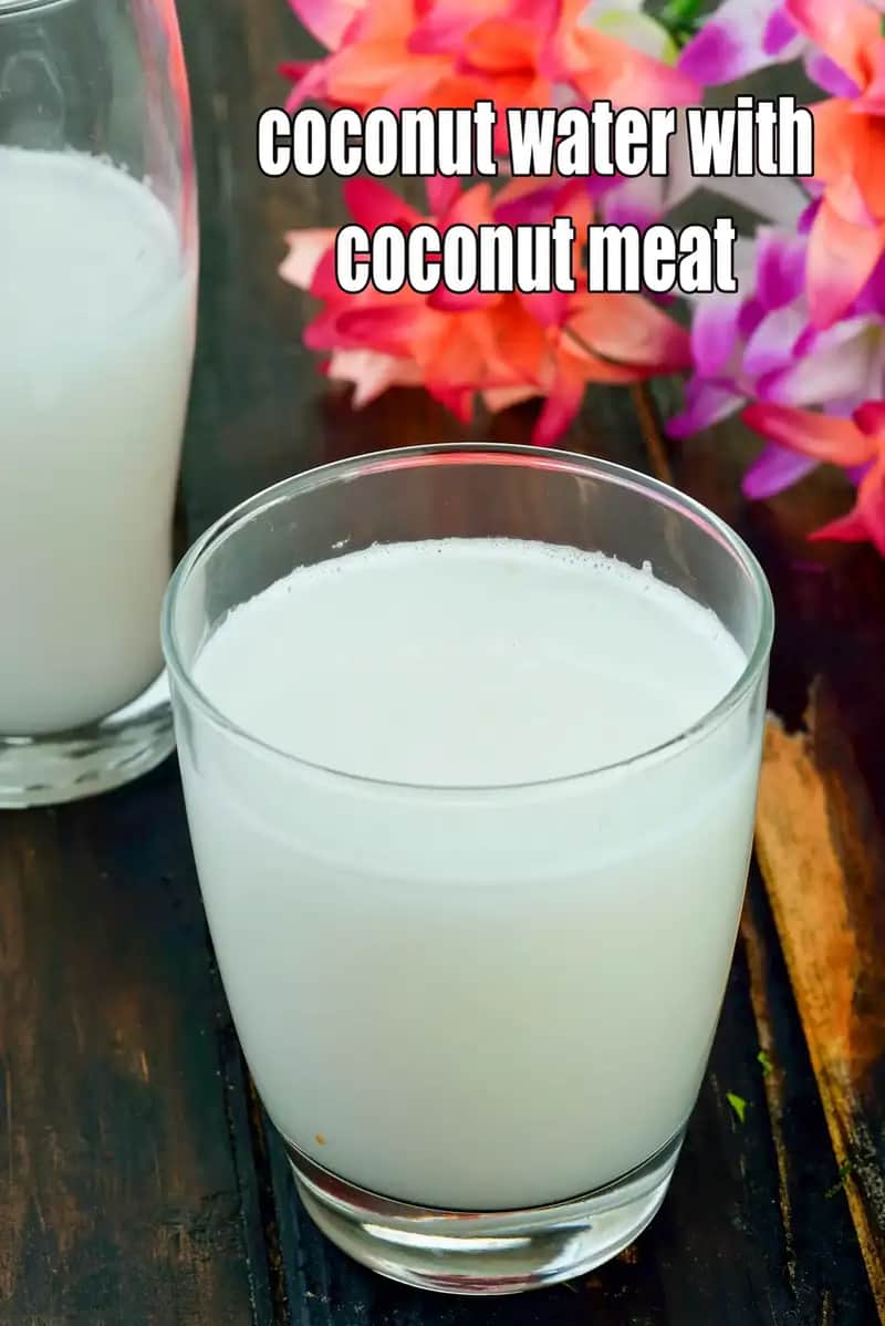 Coconut Water With Coconut Meat Recipe