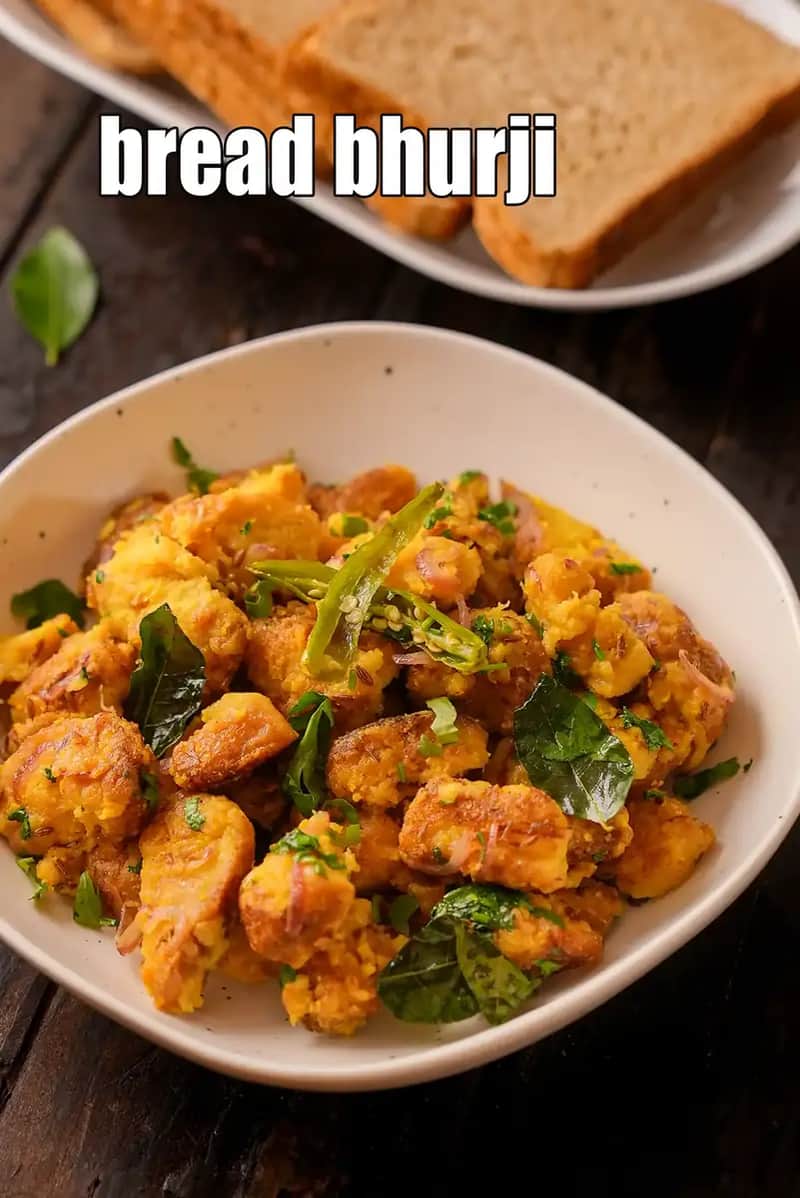 Bread Bhurji Recipe (Whole Wheat Bread Masala Snack)