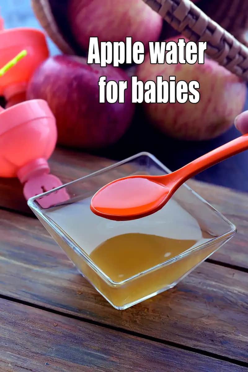 Apple Water For Babies Recipe