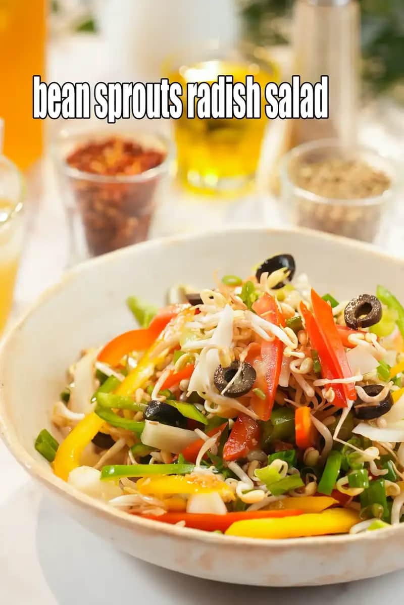 Bean Sprouts Radish Salad Recipe