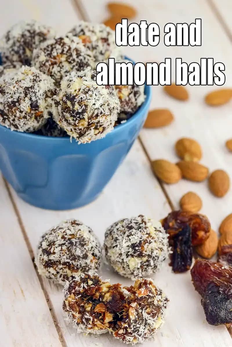 Date And Almond Balls Recipe
