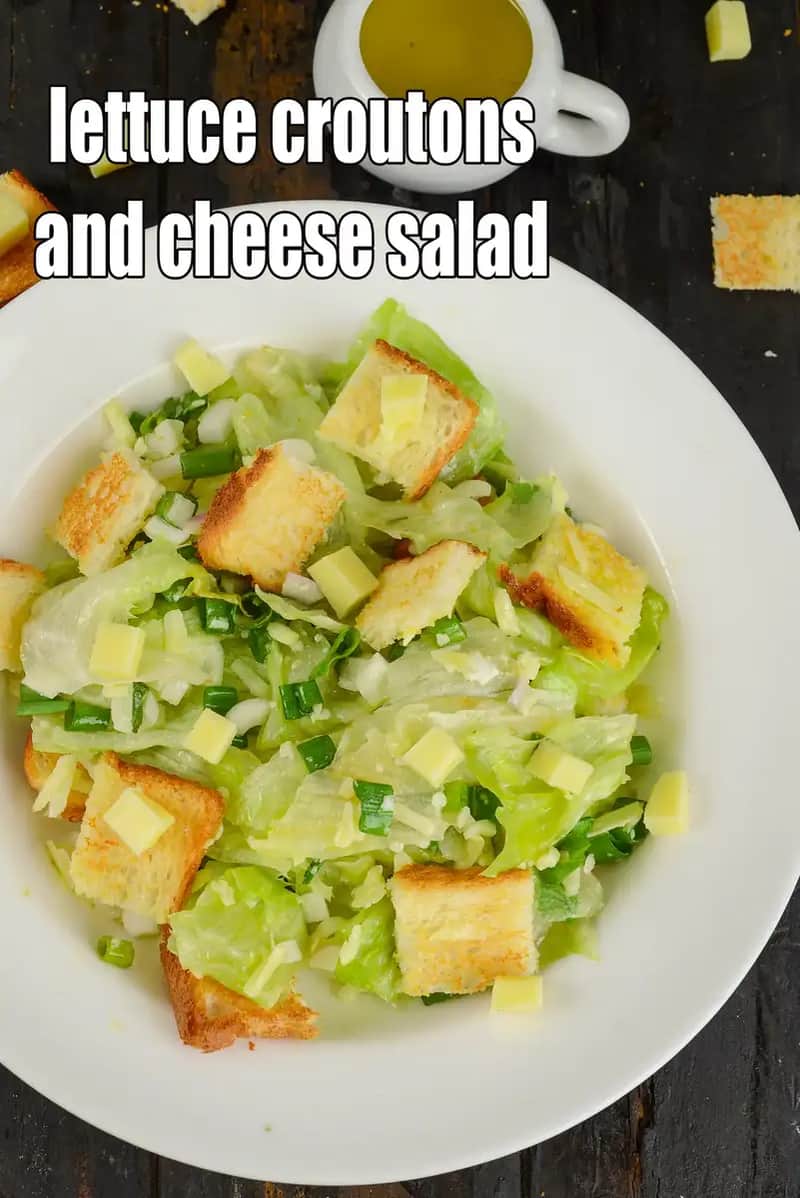 Lettuce Croutons And Cheese Salad Recipe