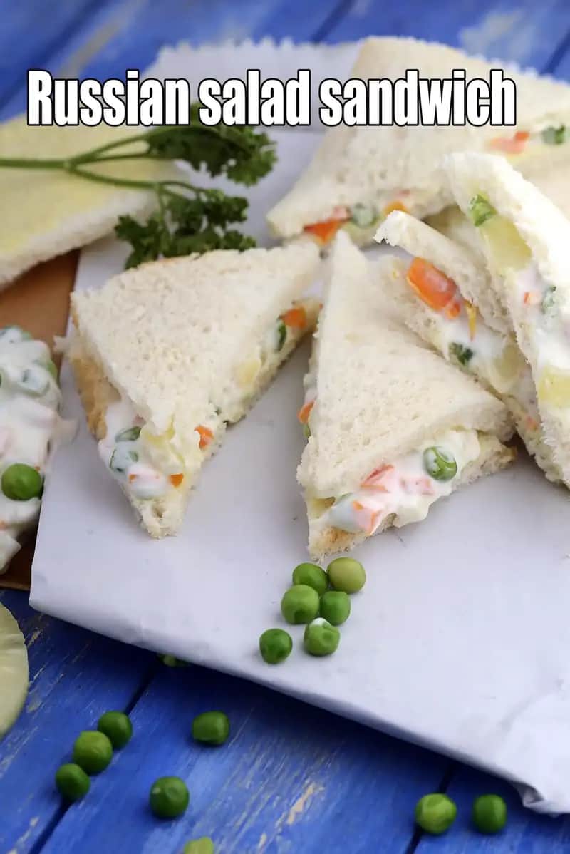 Russian Salad Sandwich Recipe