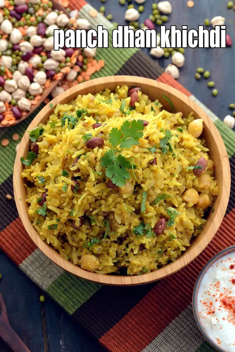 Panch Dhan Khichdi Recipe (5 Dal Khichdi)