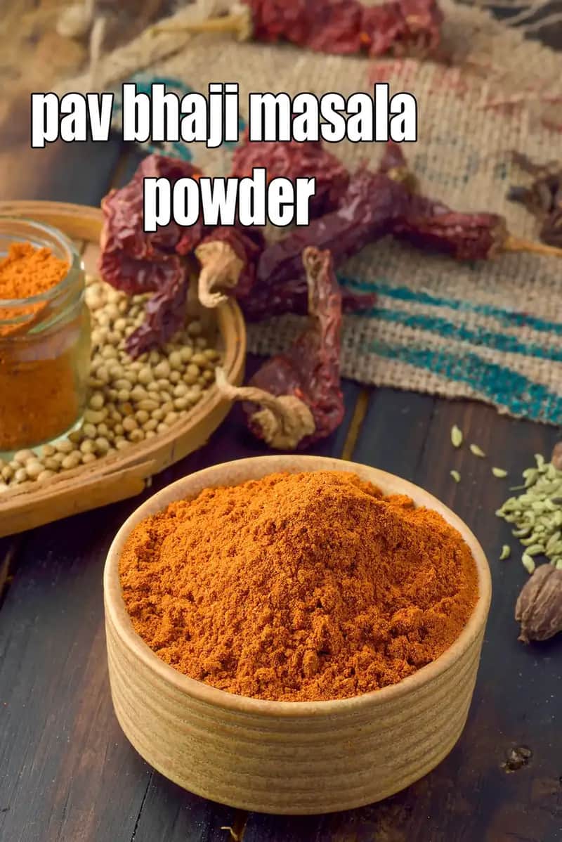 Pav Bhaji Masala Powder Recipe (Homemade Pav Bhaji Masala)