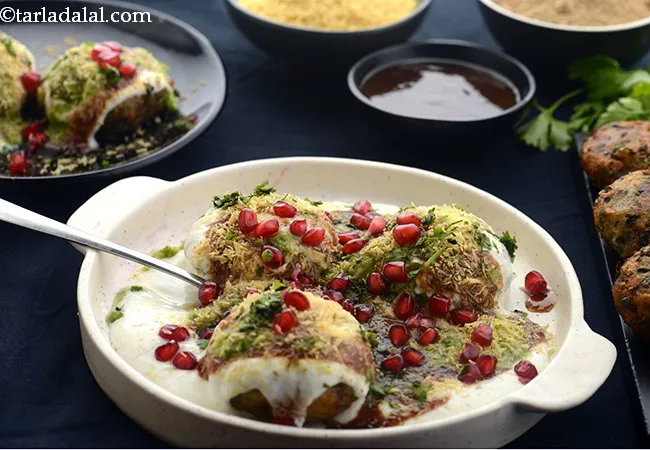 Aloo Tikki Chaat, Indian Street Food