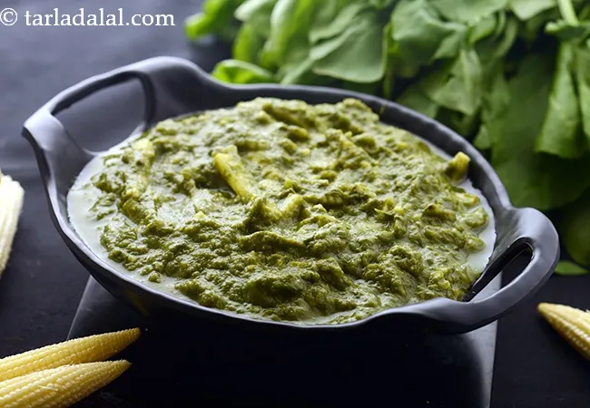 Baby Corn Palak