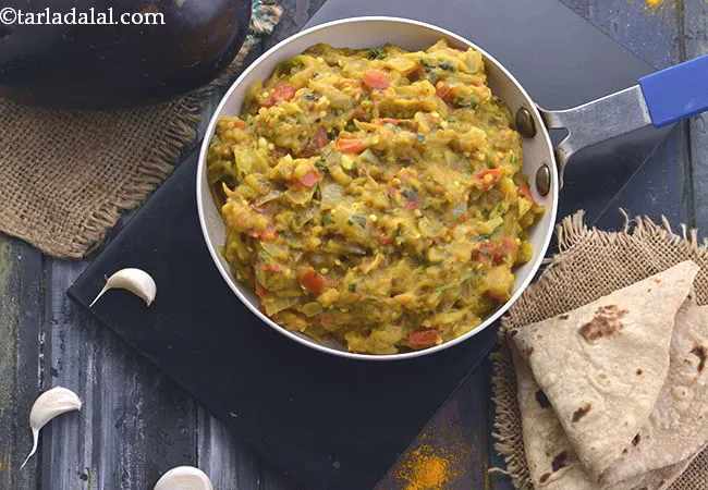 Baingan Bharta, Veg Punjabi Baingan Bharta Recipe