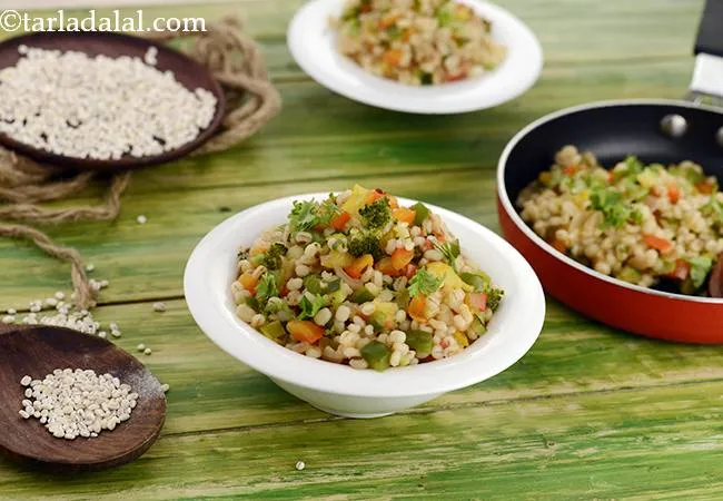  जौ की खिचड़ी की रेसिपी | बार्ली सब्जी खिचड़ी | स्वस्थ जौ की खिचड़ी | - Barley Khichdi 