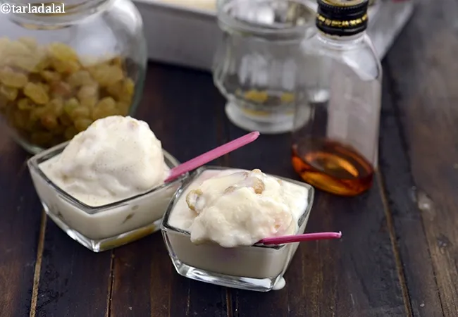 Caramelized Rum and Raisin Ice-cream