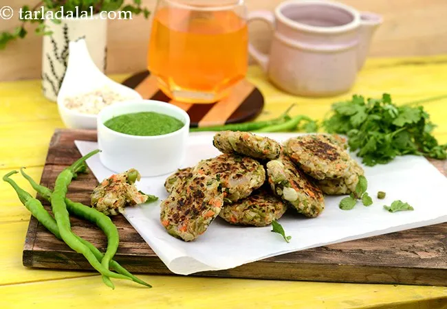 Cauliflower and Oats Tikki