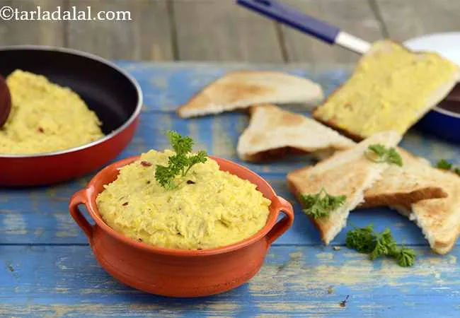 Cheesy Corn Dip with Toasted Triangles