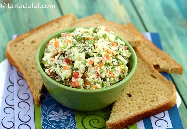 चन्की वेजिटेबल स्प्रैड | Chunky Vegetable Spread