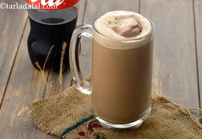 Cola Chocolate Ice Cream Float