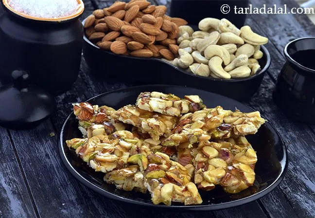 Dry Fruit Chikki, Cashew Almond and Pistachio Chikki