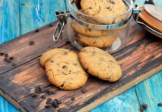  Eggless Chocolate Chip Cookies, Chocolate Chip Cookies