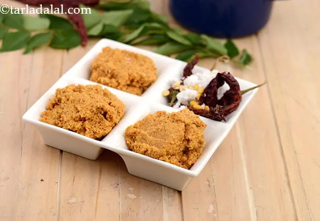  फ्राईड कोकोनट चटनी - Fried Coconut Chutney, South Indian Recipe 