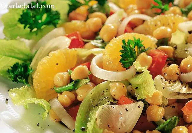  Fruity Chana Salad ( Delicious Diabetic Cookbook)