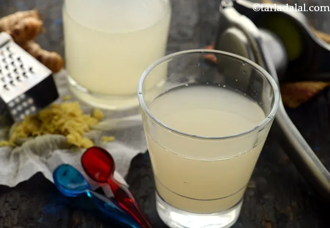  अदरक नींबू पेय रेसिपी | अदरक नींबू पानी वजन घटाने, डेटॉक्स और एनोरेक्सिया के लिए - Ginger Lemon Drink, for Weight Loss, Detox, Anorexia 