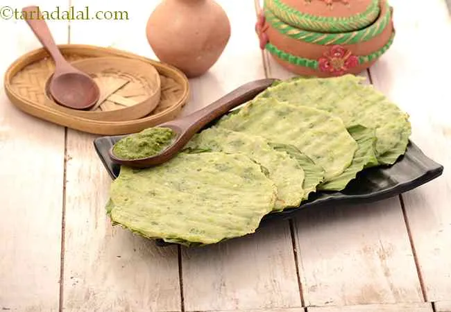  Green Peas Panki ( Non- Fried Snacks )