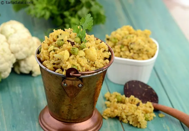 handi khichdi recipe | brown rice vegetable khichdi | zero oil khichdi |