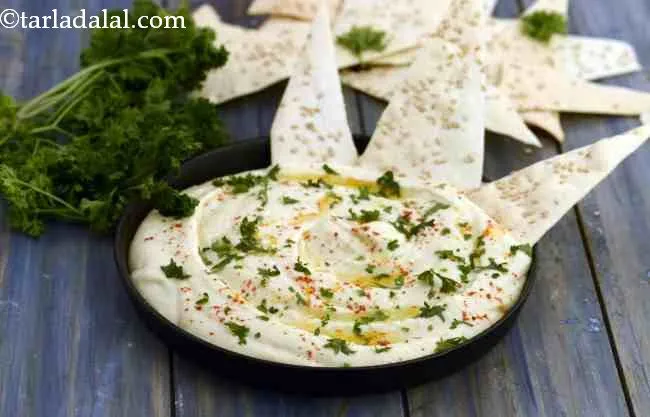 Hummus recipe | Lebanese dip | Indian style hummus | healthy hummus dip |