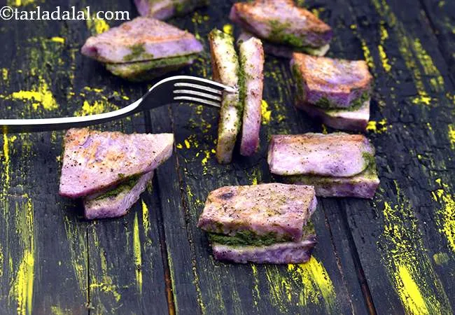  Kand Sandwich, Faraali Purple Yam Sandwich Recipe