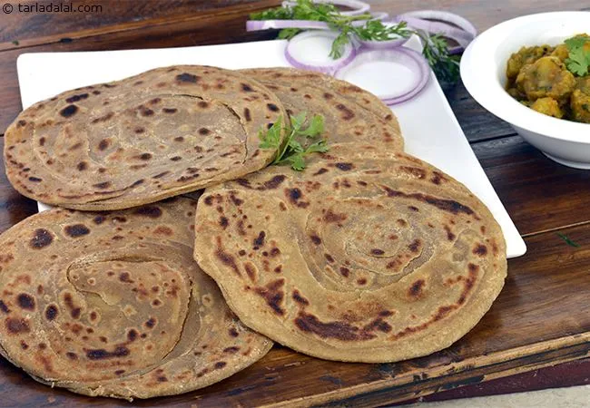  लच्छा पराठा रेसिपी | गेहूं के आटे का लच्छा पराठा | पंजाबी लच्छेदार पराठा |- Lachha Paratha