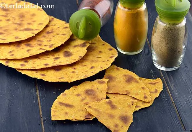  मसाला खाखरा - Whole Wheat Masala Khakhra