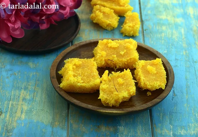 Microwave Coconut Barfi