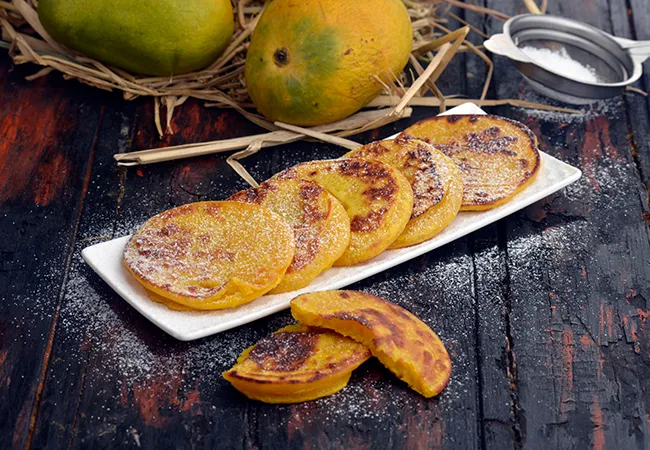  Mini Mango Pancakes
