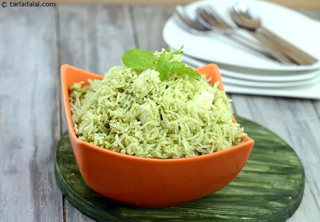  मिन्टी पनीर बिरयानी - Minty Paneer Biryani 