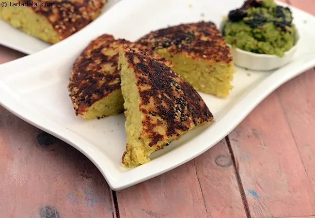  मिक्स्ड दाल हान्डवो - Mixed Dal Handvo ( Gujarati Recipe) 