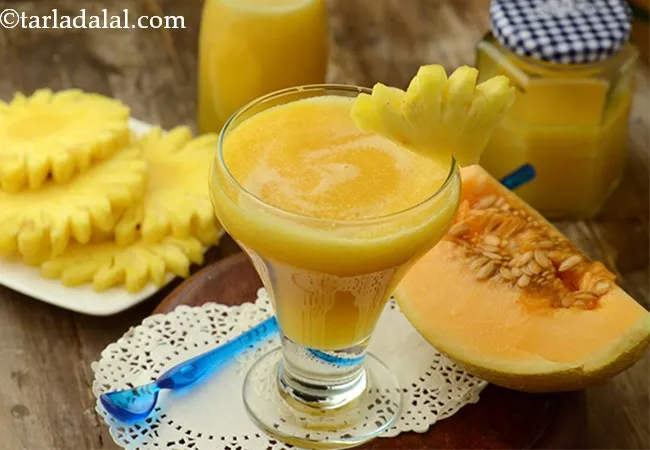 Muskmelon and Pineapple Juice