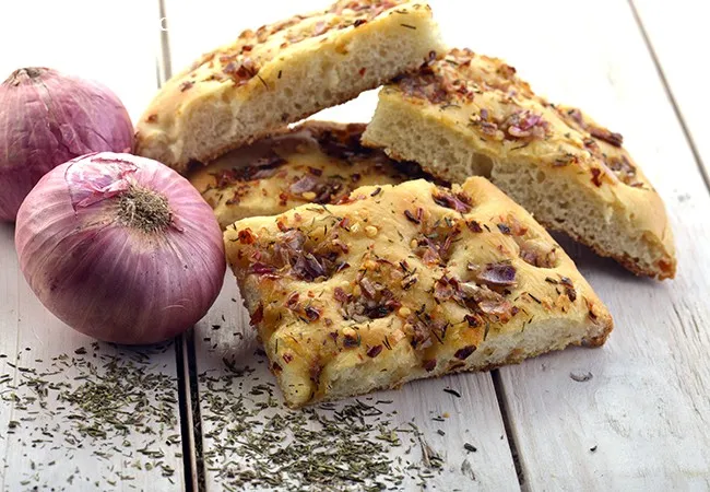 Onion and Thyme Focaccia