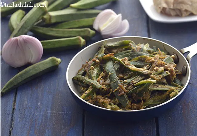 Pyaz Wali Bhindi for Weight Loss, Diabetics, Heart