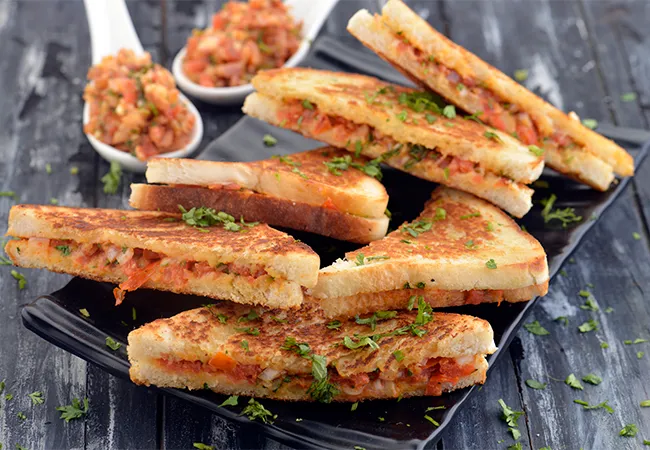  Quick Sandwich Recipe, Veg Tawa Sandwich Recipe