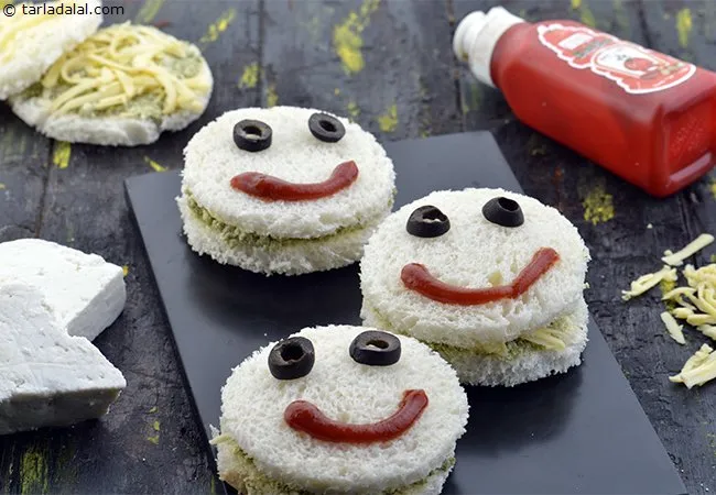 Smiley Face Sandwiches