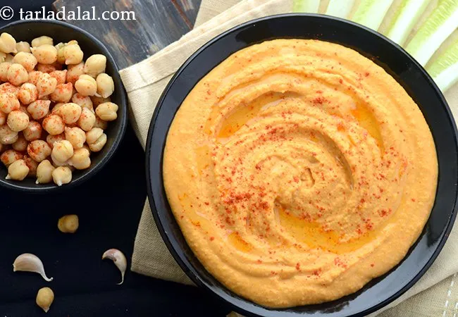 Spicy Garlic Hummus
