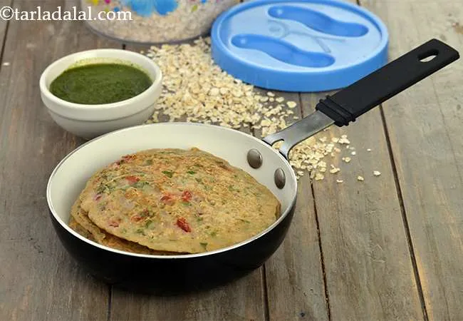 Spicy Oat Pancakes