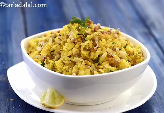  Sprouted Matki Poha