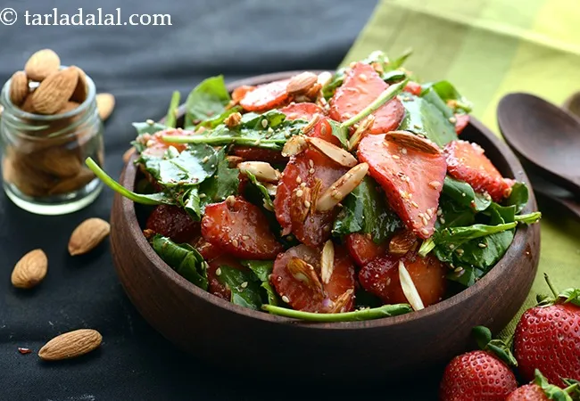 Strawberry Baby Spinach Salad