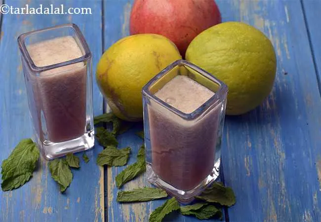 Sweet Lime, Pomegranate and Apple Juice