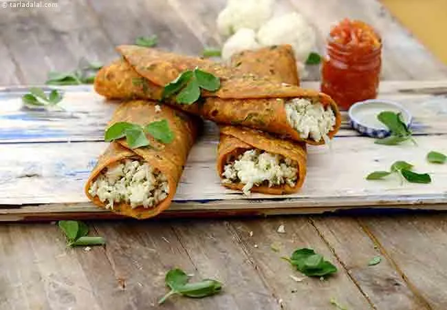 Thepla Paneer Wrap