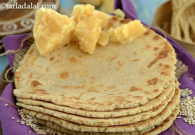 तिल गुड़ की रोटी - Til Gur ki Roti ( Iron Rich)