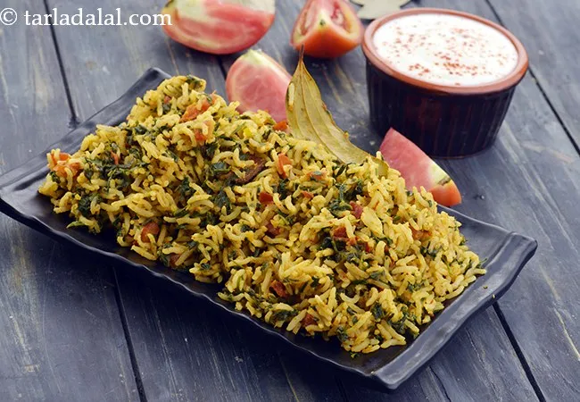 टमाटर मेथी राइस | टमाटर और मेथी के चावल | Tomato Methi Rice, Healthy Tomato Methi Pulao