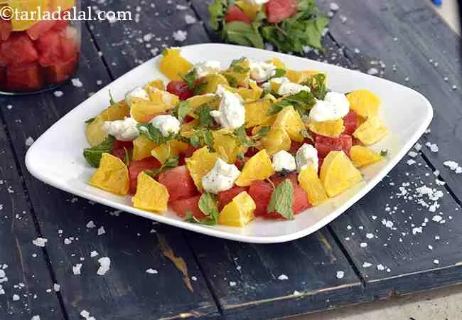  Watermelon, Orange and Feta Salad