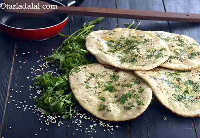  Whole Wheat Coriander and Sesame Seeds Naan